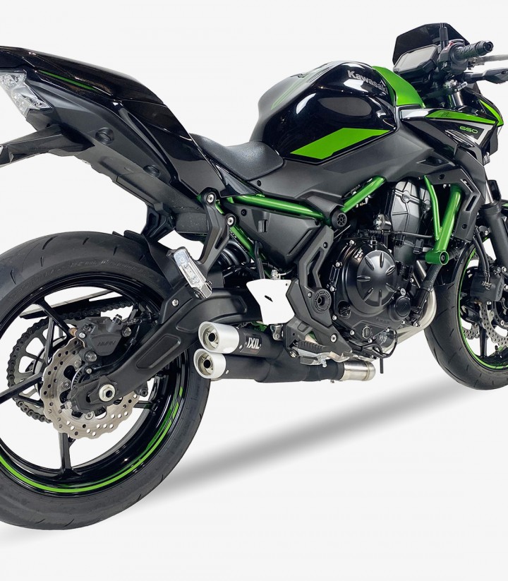 Auspuff XK7357XB Ixil L3XB Schwarz für Kawasaki Z 650 / RS - Ninja 650 (23-25)