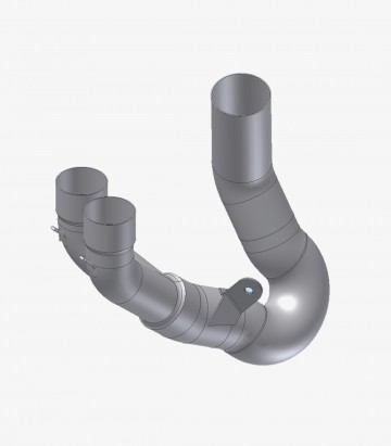 MIVV Decat Pipe D.045.C1 Ducati Hypermotard 950 (19-22)