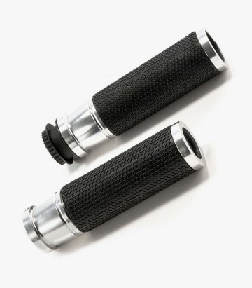Puños Ascent de 123mm Plateados Puig 3553P