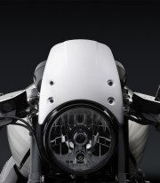 Rizoma Windshield in Silver for several models of BMW, Ducati, Kawasaki, Moto Guzzi & Triumph CF010A