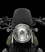 Rizoma Windshield in Black for several models of BMW, Ducati, Kawasaki, Moto Guzzi & Triumph CF010B