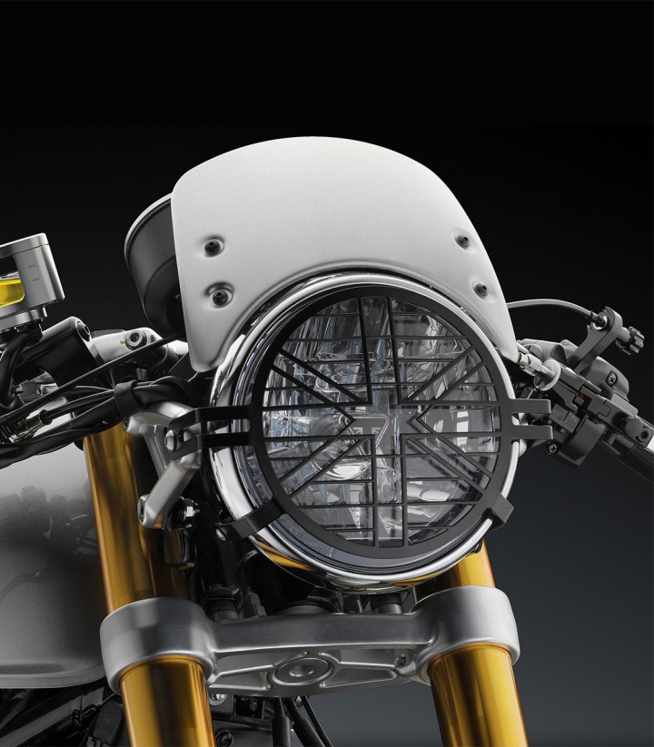 Rizoma Windshield in Silver for several models of BMW, Ducati, Kawasaki, Moto Guzzi & Triumph CF011A