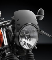 Rizoma Windshield in Black for several models of BMW, Ducati, Kawasaki, Moto Guzzi & Triumph CF011B