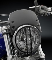 Rizoma Windshield in Black for several models of BMW, Ducati, Kawasaki, Moto Guzzi & Triumph CF011B