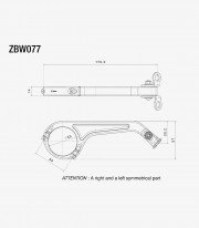 Cúpula Rizoma BMW R nineT 1200 Pure (17-24), BMW R nineT 1200 Scrambler (16-24) Plata ZBW077A