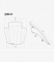 Cúpula Rizoma Ducati Diavel 1260 / S (19-22) Negro ZDM147B