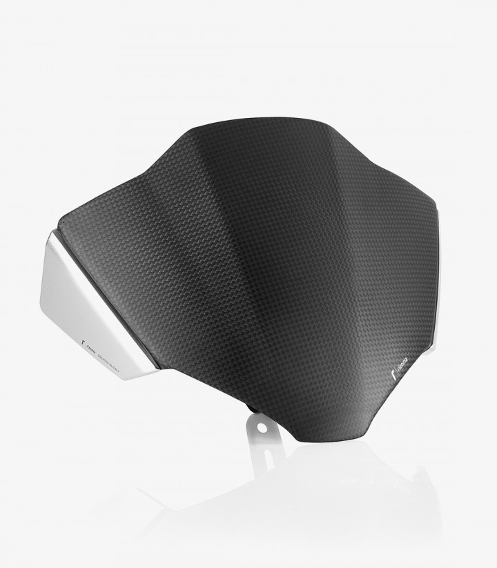 Rizoma Windschild Ducati Streetfighter V2 (22-24) Silber und Carbon ZDM159AK