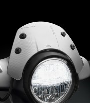 Cúpula Rizoma Vespa GTS / Super / GTV (15-25) Plata ZVP010A