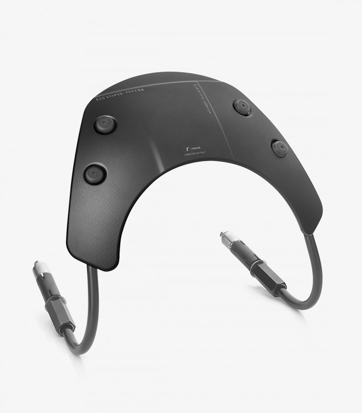 Rizoma Windshield in Black Vespa GTS / Super / GTV (15-25) ZVP010B