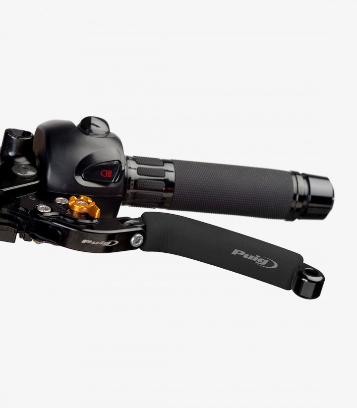 Puig Black Thermal & Anti-Vibration Lever Covers 7778N