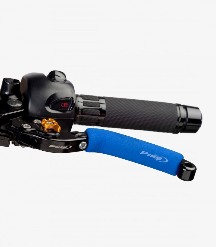 Puig Blue Thermal & Anti-Vibration Lever Covers 7778A