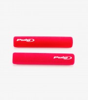 Puig Red Thermal & Anti-Vibration Lever Covers 7778R