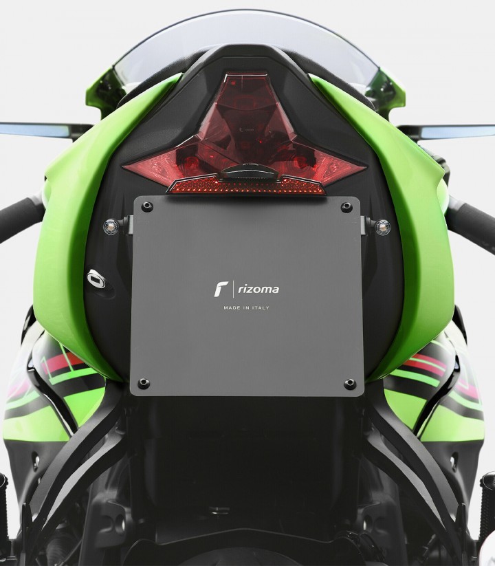 Rizoma License Plate Holder Fox Kawasaki Ninja 636 ZX-6R (19-26) PT325B