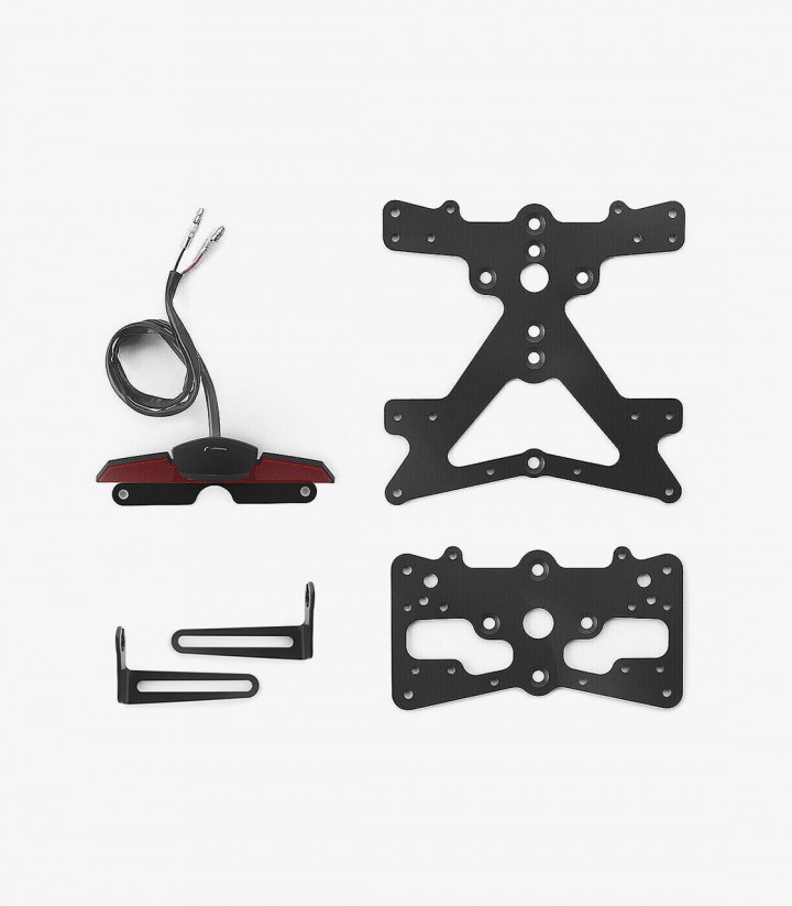 Kennzeichenhalter Rizoma Fox Ducati Hypermotard 821-939 / Hyperstrada / Monster 696-1100 (07-18) PT511B