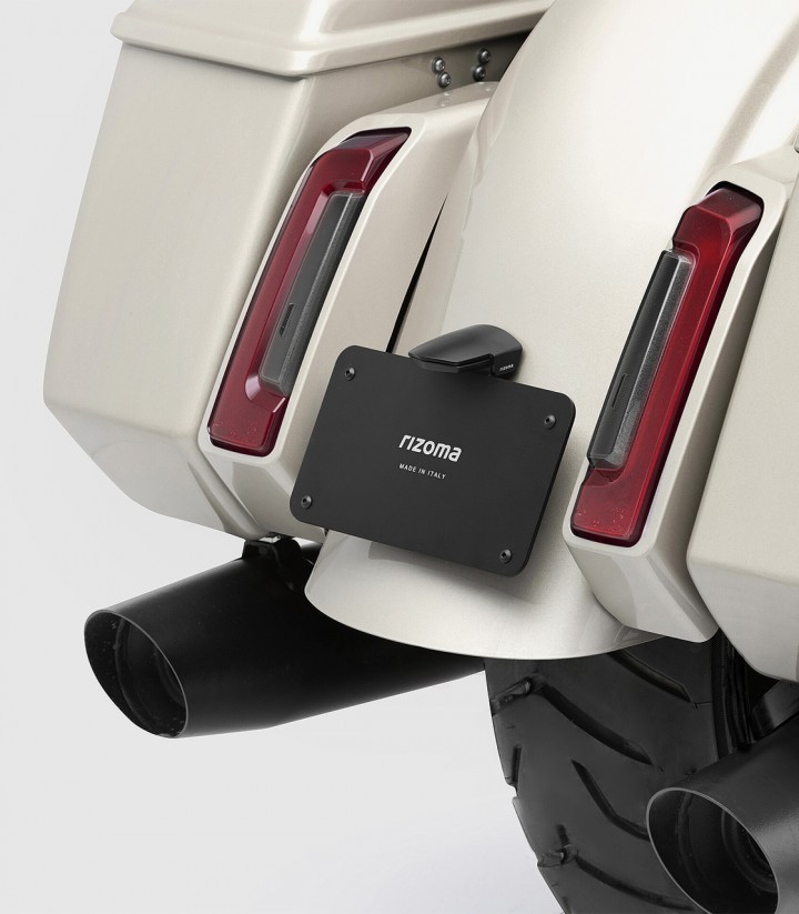 Rizoma Kennzeichenhalter Amerikanisch USA Harley-Davidson CVO Road/Street Glide (23-26), Road/Street Glide (24-25) PT570B