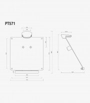 Rizoma License Plate Holder EU American Harley-Davidson Road Glide / Street Glide / CVO (23-25) PT571B
