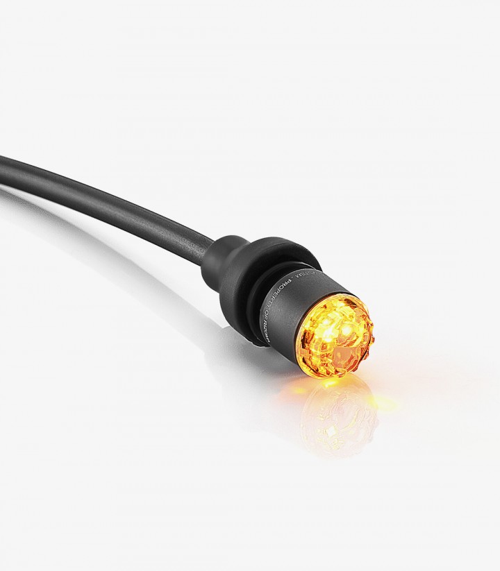 Intermitentes Rizoma Light Unit S (3 funciones) Negro Mate TS075BM