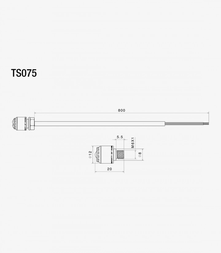 Rizoma Blinker Light Unit S (3 Funktionen) Mattschwarz TS075BM