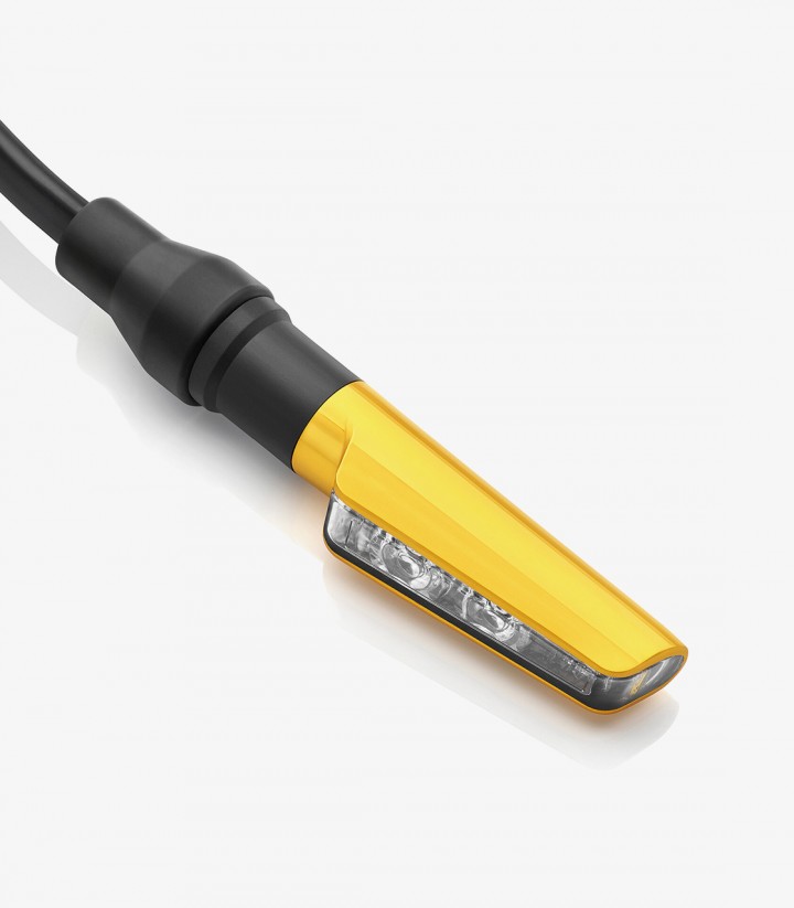 Intermitentes Rizoma Corsa (1 función) Dorados TS110G