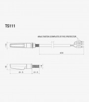 Rizoma Corsa L Turn Signals (2 functions) Silver TS111A