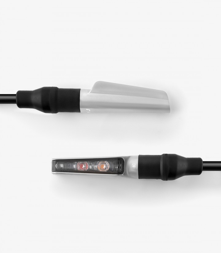 Rizoma Corsa S Turn Signals (3 functions) Silver TS115A