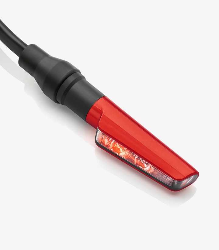 Rizoma Blinker Corsa S (3 Funktionen) Rot TS115R