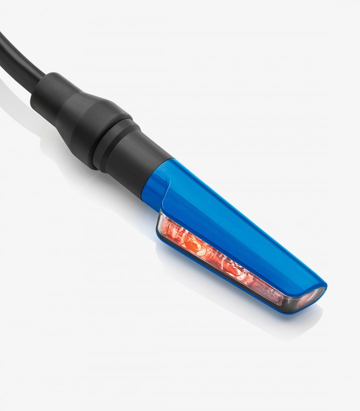 Intermitentes Rizoma Corsa S (3 funciones) Azules TS115U