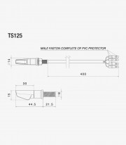 Intermitentes Rizoma Leggera S (3 funciones) Negros TS125B