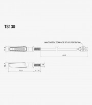 Rizoma Vision Turn Signals (1 function) Silver TS130A