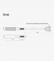 Rizoma Layer 3 Turn Signals (1 function) Black TS145B