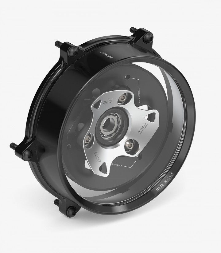 Rizoma Clutch Cover in Silver for Ducati 959/1199/1299 Panigale (12-20), Panigale / Streetfighter V2 (21-24) ZDM179A