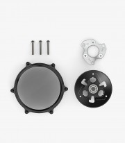 Rizoma Clutch Cover in Silver for Ducati 959/1199/1299 Panigale (12-20), Panigale / Streetfighter V2 (21-24) ZDM179A