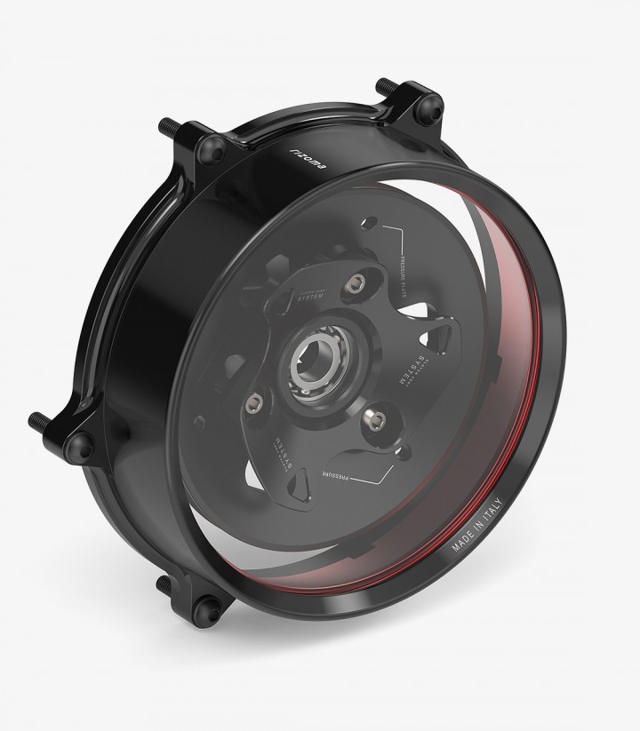 Tapa Embrague Rizoma Negra Ducati 959/1199/1299 Panigale (12-20), Panigale / Streetfighter V2 (21-24) ZDM179B