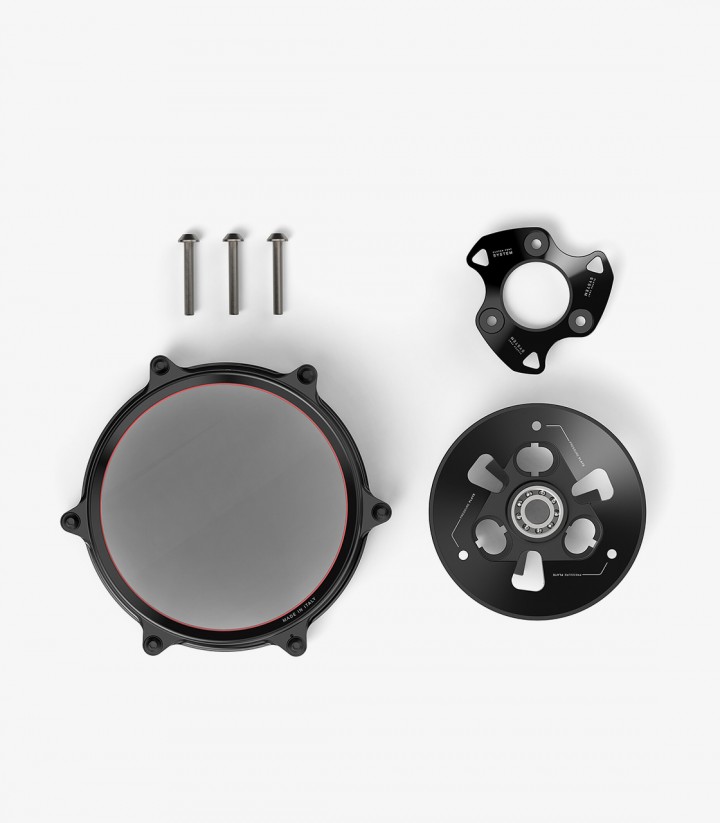 Tapa Embrague Rizoma Negra Ducati 959/1199/1299 Panigale (12-20), Panigale / Streetfighter V2 (21-24) ZDM179B