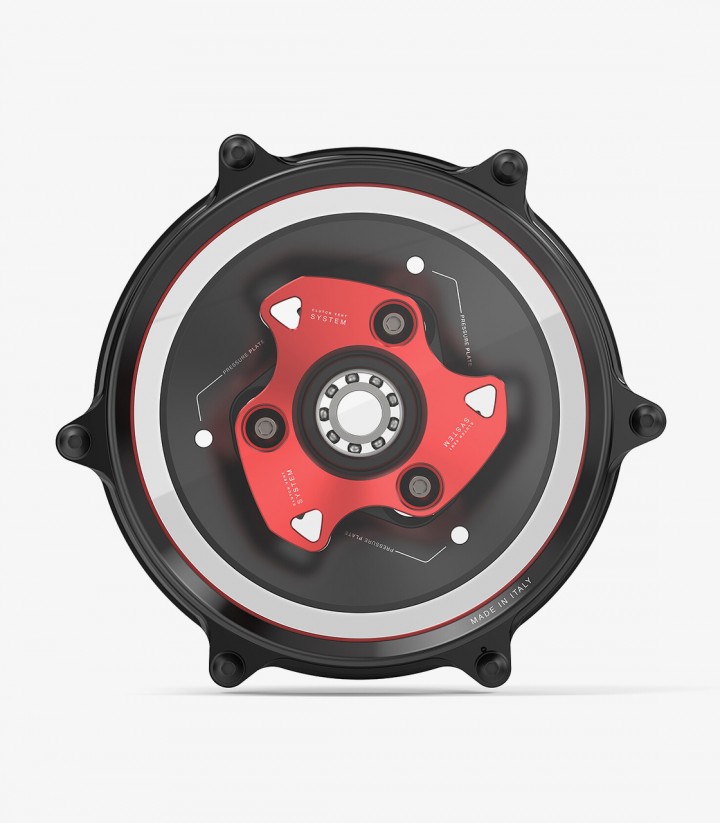 Tapa Embrague Rizoma Roja Ducati 959/1199/1299 Panigale (12-20), Panigale / Streetfighter V2 (21-24) ZDM179R