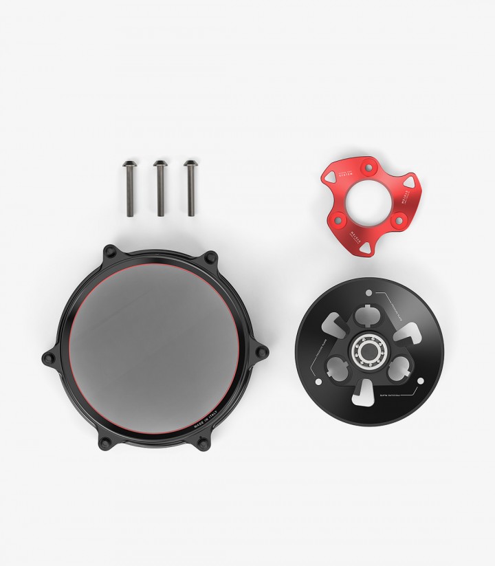 Tapa Embrague Rizoma Roja Ducati 959/1199/1299 Panigale (12-20), Panigale / Streetfighter V2 (21-24) ZDM179R