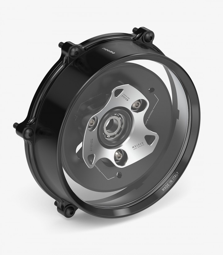 Rizoma Clutch Cover in Silver for Ducati Panigale / Streetfighter V4 (18-25) ZDM181A