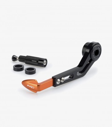Puig Universal Clutch / Brake Lever Guard in Orange 3877T+3765T