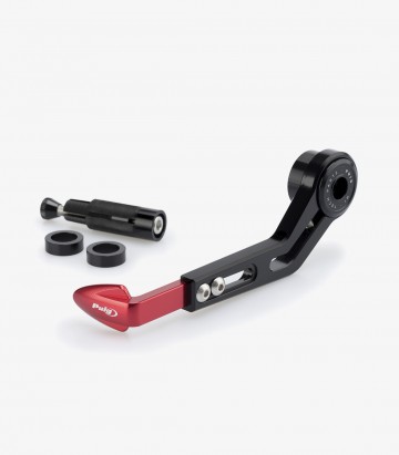 Puig Universal Clutch / Brake Lever Guard in Red 3877R+3765R