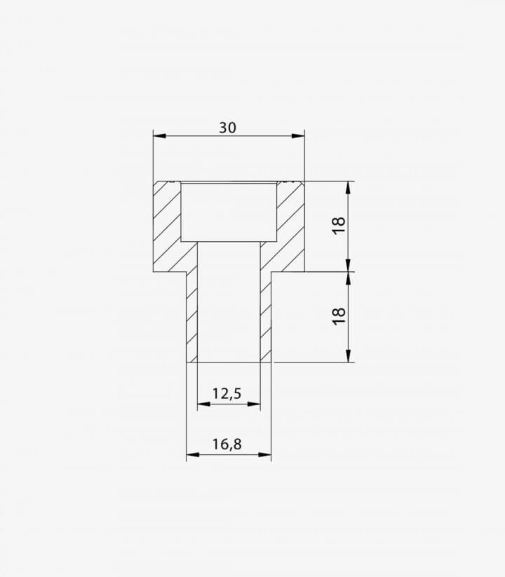Adaptador retrovisor Puig 9580N lado derecho e izquierdo