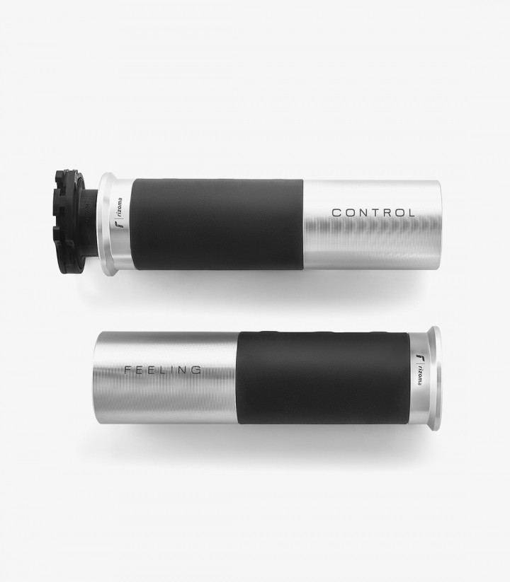 Rizoma Icon Grips Silver GR225A