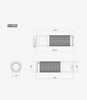 Puños Rizoma Sport 25.4 para Harley-Davidson Negros GR232BS