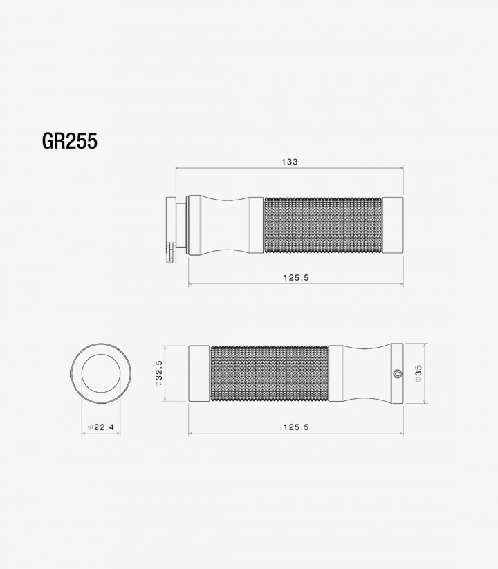 Rizoma Griffe Sport Schwarz GR255B