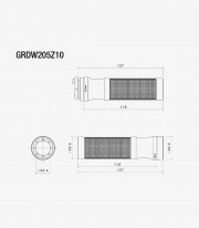 Rizoma Sport Ride by Wire Grips Black GRDW205Z10B