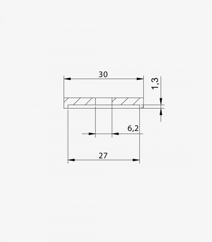 Adaptador retrovisor Puig 9582N lado derecho e izquierdo