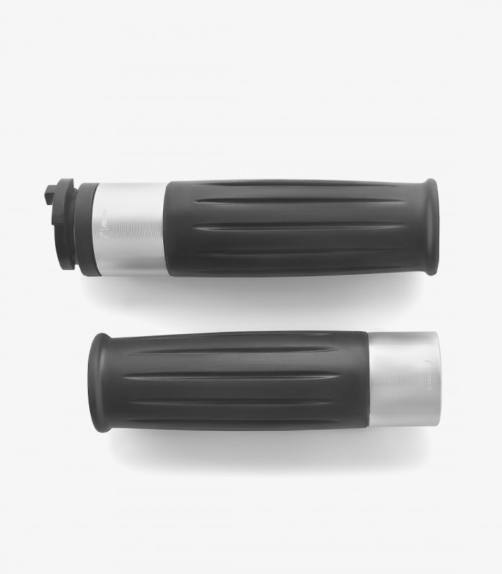 Rizoma Legend Ride by Wire Grips Silver GRDW220Z10A