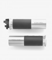 Rizoma Icon Ride by Wire Grips Silver GRDW225Z22A