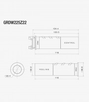 Rizoma Icon Ride by Wire Grips Silver GRDW225Z22A