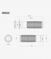 Puños Rizoma Urlo Negros GRX222B