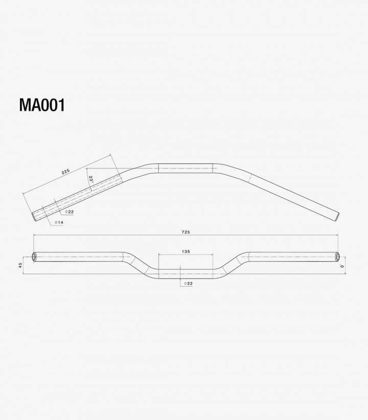 Rizoma Lenker Schwarz MA001B